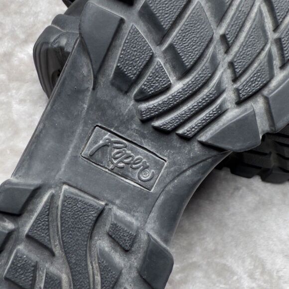 Roper Performance Black Leather Slip On Work Safety Shoes Mens Size 9 - Picture 12 of 16